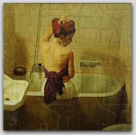 "In the Bathroom" by Raphael Baikas