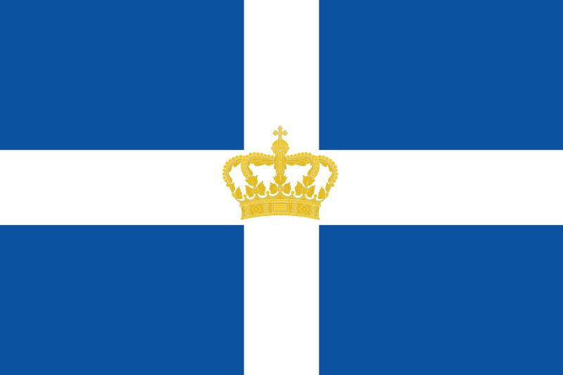 Flag of Greece (Kingdom)