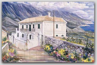 "The Cangelaris Mansion in Cephalonia" by Diana Antonakatou