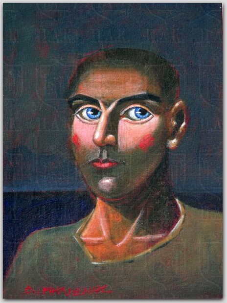 "Young Man with Blue Eyes" by Dimitris Milionis